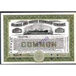 Atlantic and Pacific Steamship Co., Issued Stock.