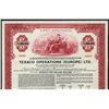 Image 1 : Texaco Operations (Europe) Ltd. Specimen Bond.