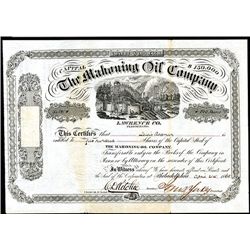 Mahoning Oil Co., Issued Stock.