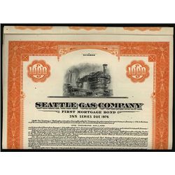 Seattle Gas Co. Specimen Bond.