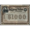 Image 1 : New Jersey and New York Railroad Co., Issued Bond.