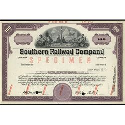 Southern Railway Co., Specimen Stock.