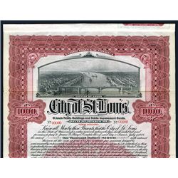 City of St. Louis, Specimen Bond.