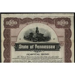 State of Tennessee Specimen Bond.