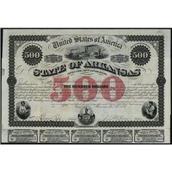 State of Arkansas, Issued Bond.