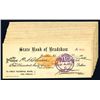 Image 1 : State Bank of Bradshaw Issued Checks, Lot of 23.