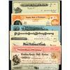 Image 1 : Assortment of Issued and Unissued Checks, Lot of 9.