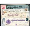 Image 1 : Assortment of Issued Checks from New England, Lot of 14.