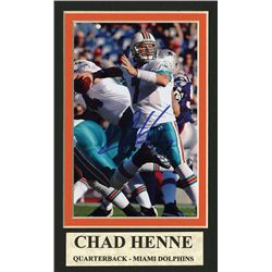 Chad Henne Autographed Mat.