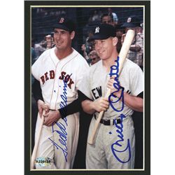 Williams-Mantle Autographed Mat.