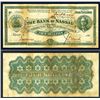 Image 1 : Bank of Nassau, 1906 Issue Banknote With Unlisted Date.