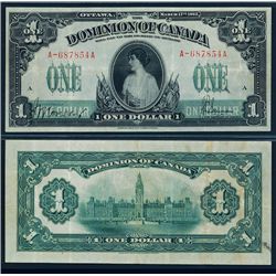 Dominion of Canada, $1, 1917 Issue.