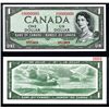Image 1 : Bank of Canada 1954 $1 “Devil's Face Hairdo” Issue Specimen
