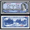 Image 1 : Bank of Canada 1954 $5 “Devil's Face Hairdo” Issue Specimen