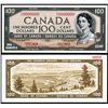 Image 1 : Bank of Canada 1954 $100 “Devil's Face Hairdo” Issue Specimen