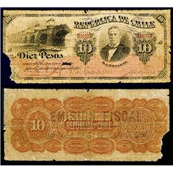 Republica De Chile, 1898 Provisional Issue Rarity Discovery Note.