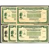 Image 1 : Banco De Desarrollo Economico y Social, 1955 Proof Set of 5 Savings Bonds.
