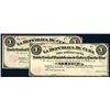 Image 1 : La Republica De Cuba, 1869 Junta Central Republicano Cuba y Puerto Rico Lot of 2 Banknotes.