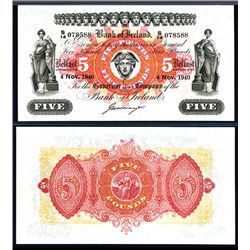 Bank of Ireland, 1935-40 Issue Banknote.