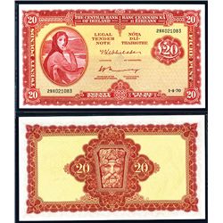 Central Bank of Ireland, 1969-75 Issue Banknote.