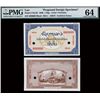 Image 1 : Lao, 1948 Issue, Essay Color Trial Specimen Banknote.