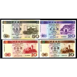 Banco Da China, 1995-2001 Issue Quartet.