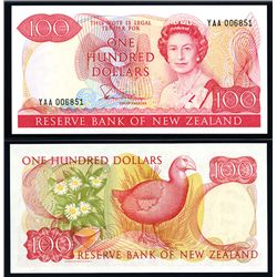 Reserve Bank of New Zealand, ND (1981-85) Issue Banknote.