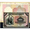 Image 1 : Republica Del Paraguay 1923 Specimen Face with Matching Progress Undertint Proof Set of 5.