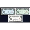 Image 1 : Central Bank of the Philippines, 1949 Unlisted 1 cent Denomination Color Trial Specimen Trio.