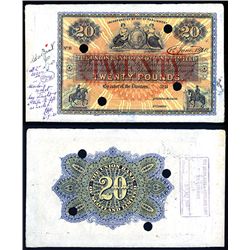 Union Bank of Scotland, Ltd, Archival Specimen, 1940 Issue.