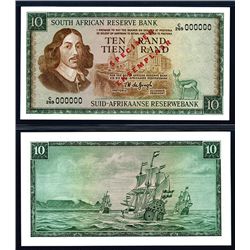 South African Reserve Bank ND (1967-74) Issue Specimen Banknote.