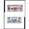 Image 1 : Kingdom of Hawaii, 1879 Silver Certificates of Deposit Souvenir Cards.