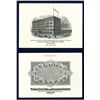 Image 1 : Western Bank Note Company Business Card with Micro Engraving of Declaration of Independence.