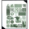 Image 1 : ABNC Tyvek Polymer Specimen Vignette Sheet, Lot of 10.
