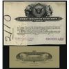Image 1 : Rocky Mountain Bank Note Co. Proof Stock Certificate and Advertising Blotter.