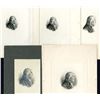 Image 1 : Franklin Progress Proofs & Artwork Used on $100 1914 Federal Reserve Note Lot of 5.