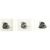 Image 1 : G.F.C. Smillie's Progress Proof Engraved Trio of Die Pulls of Cherubs with Fish.