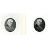 Image 1 : G.F.C. Smillie's Progress Proof Pair of Engraved Die Pulls of Warren G. Harding.