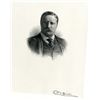 Image 1 : Theodore Roosevelt Large Proof Engraving By G.F.C. Smillie and Signed by Him.