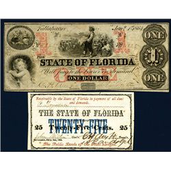 State of Florida Banknote Pair.