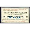 Image 1 : State of Florida, 1863 Issue Banknote.