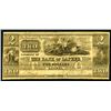Image 1 : Lapeer, MI- The Bank of Lapeer, $2, Dec. 20, 1837.