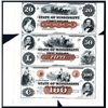 Image 1 : State of Mississippi Uncut Sheet of 3 Proofs.