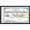 Image 1 : Puget Sound Co-operative Colony, ca. 1887 Washington Territorial Fractional Scrip Note.