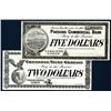 Image 1 : Kansas and Missouri 1907 Panic Currency Pair.
