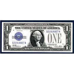 U.S. Silver Certificate, $1, Series of 1928 A, Issued Banknote.