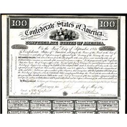 Confederate Bonds Lot of 2, Act of February 28, 1861.
