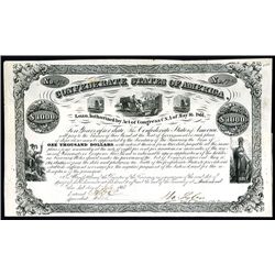 Confederate Bond, Act of May 16, 1861.