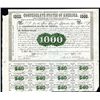 Image 1 : Confederate Bonds Lot of 5, Act of February 28 and Aug 19, 1861.