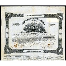 Confederate Bond, Act of August 19, 1861.